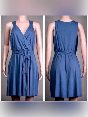 Ann Taylor LOFT Blue
Surplice Dress